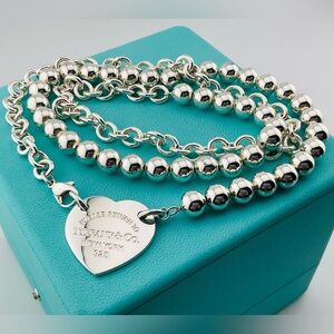 Return To Tiffany Heart Tag Wrap Necklace